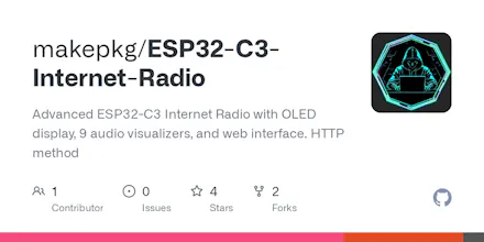 ESP32-C3 Internet Radio v4.6 gallery image