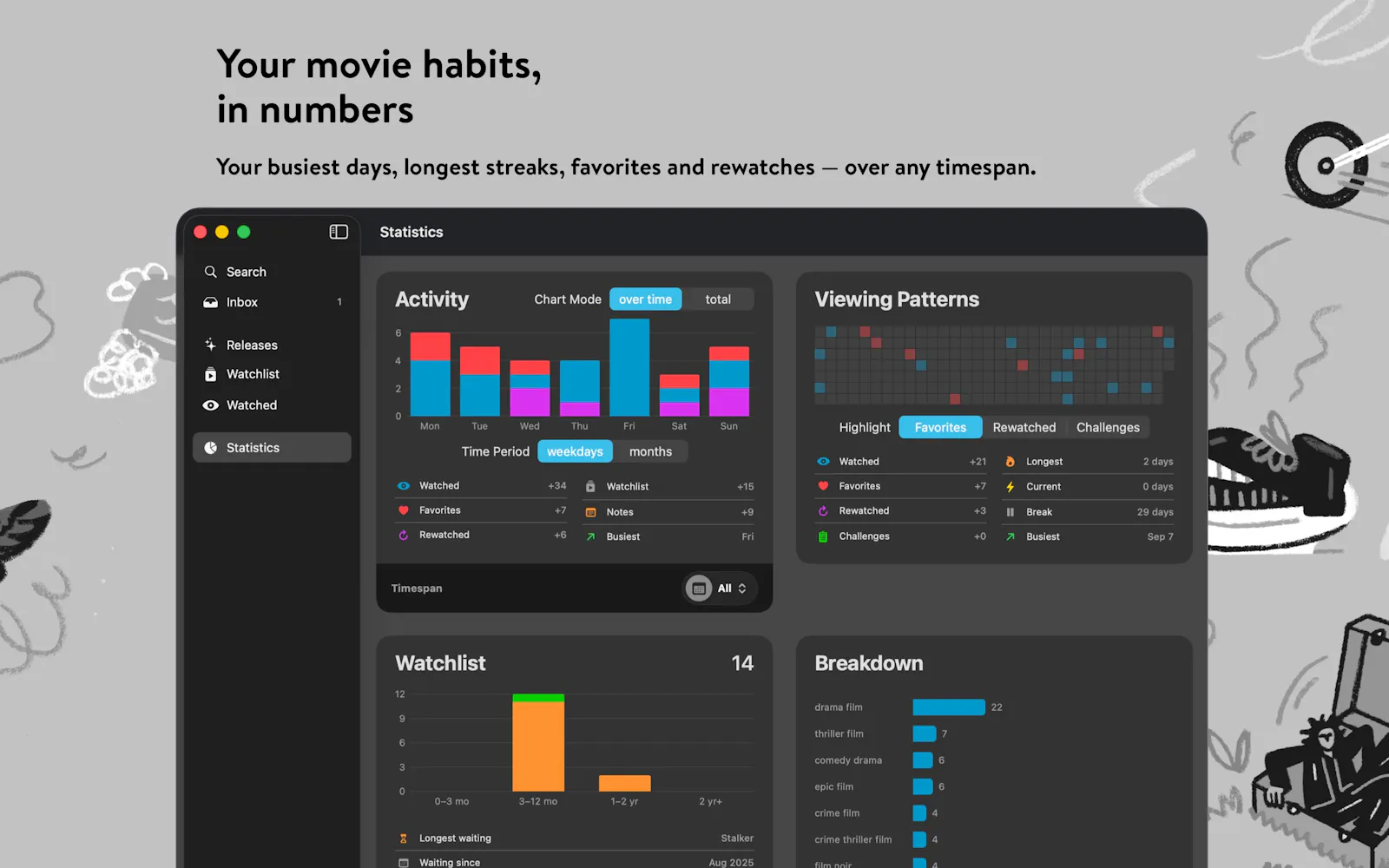 Filmlog for Mac screenshot 5