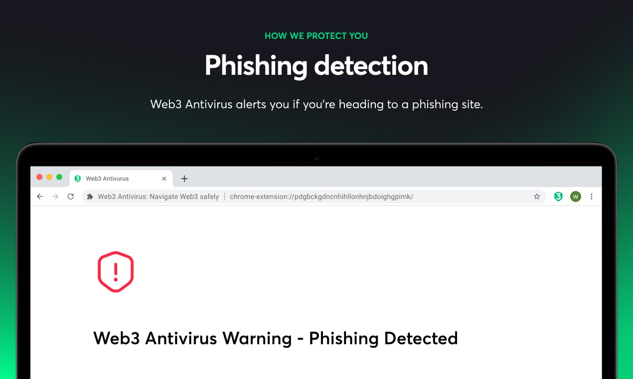Antivirus web3 для хрома - Верни свою безопасность в Web3 медиа 4
