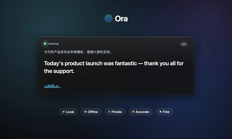 ora screenshot 1