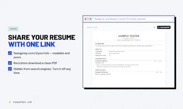 FaangPrep Resume Keyword Checker gallery image
