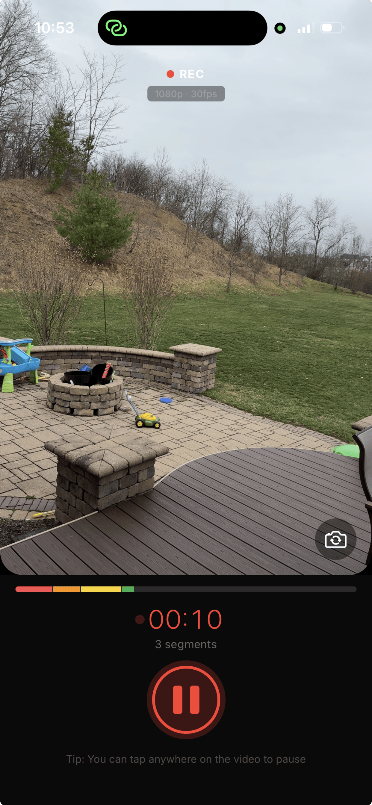 FlowCam: pauseable video camera gallery image