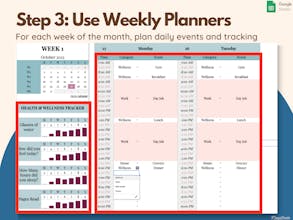 2025 Weekly Planner Google Sheets gallery image