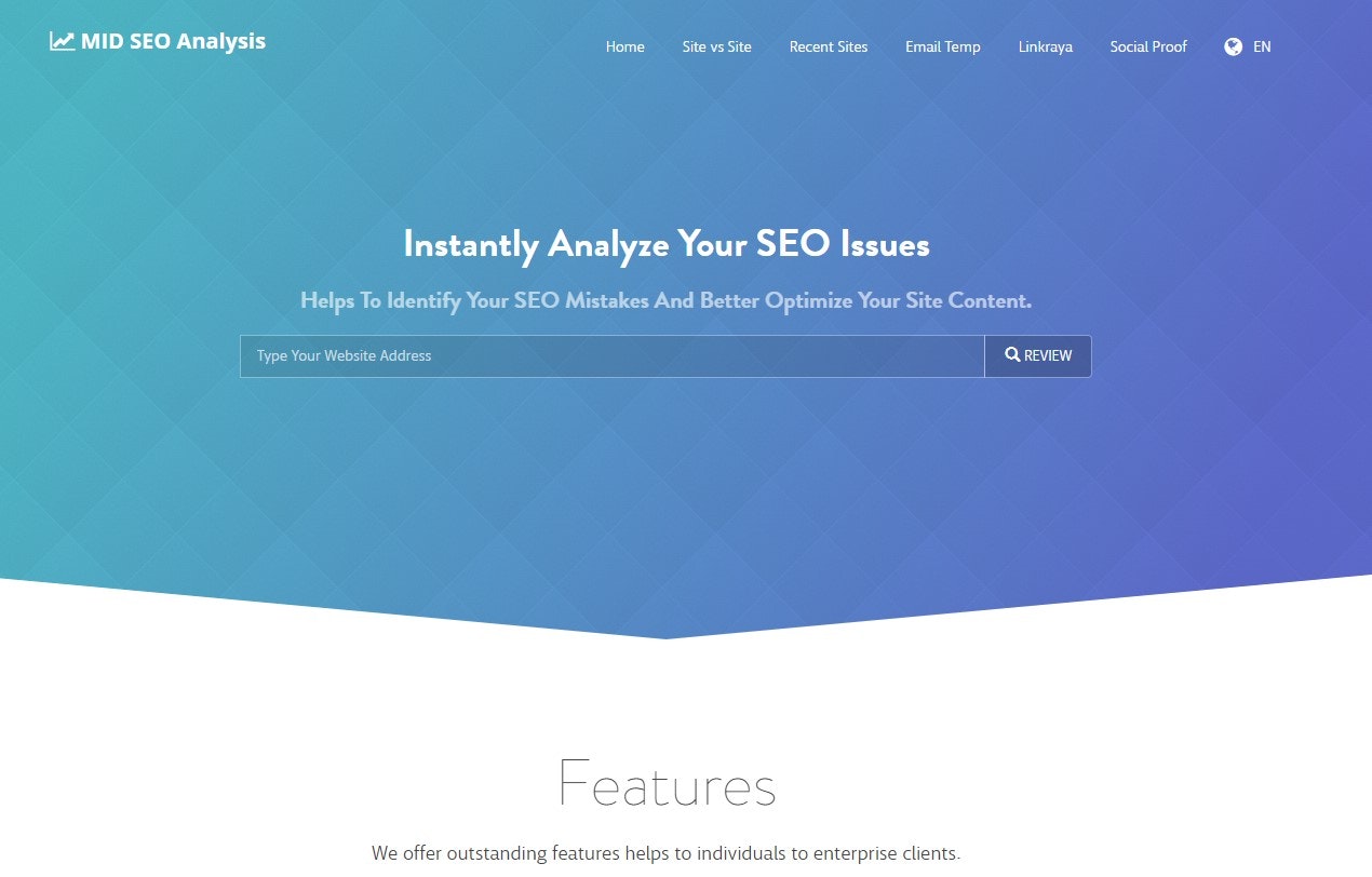 MID SEO Analysis gallery image