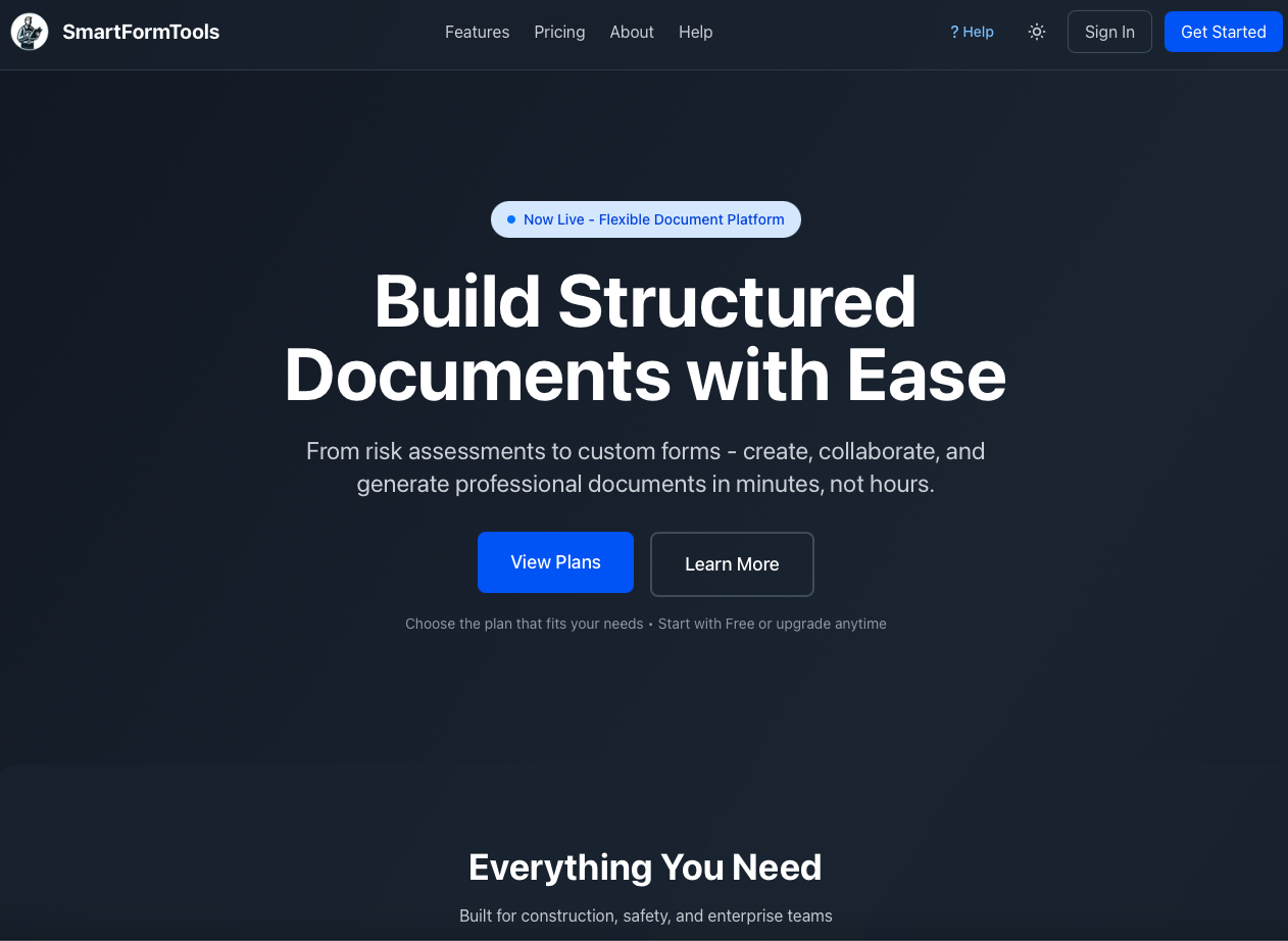 SmartFormTools - Main product screenshot demonstrating key features and user interface