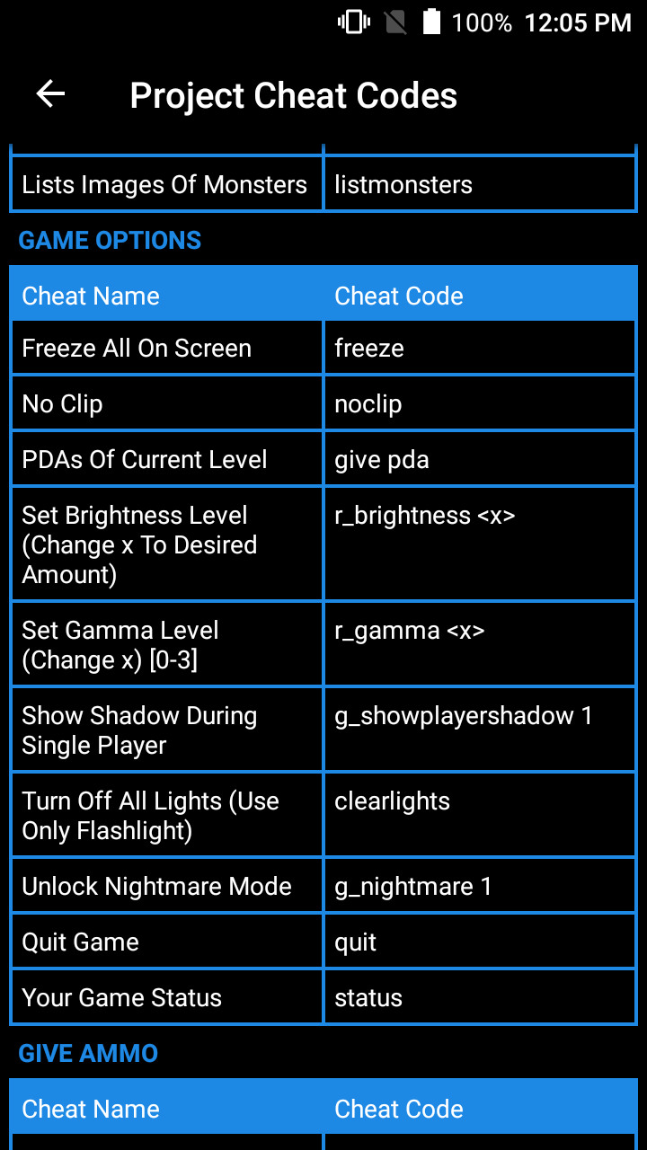 Project Cheat Codes gallery image