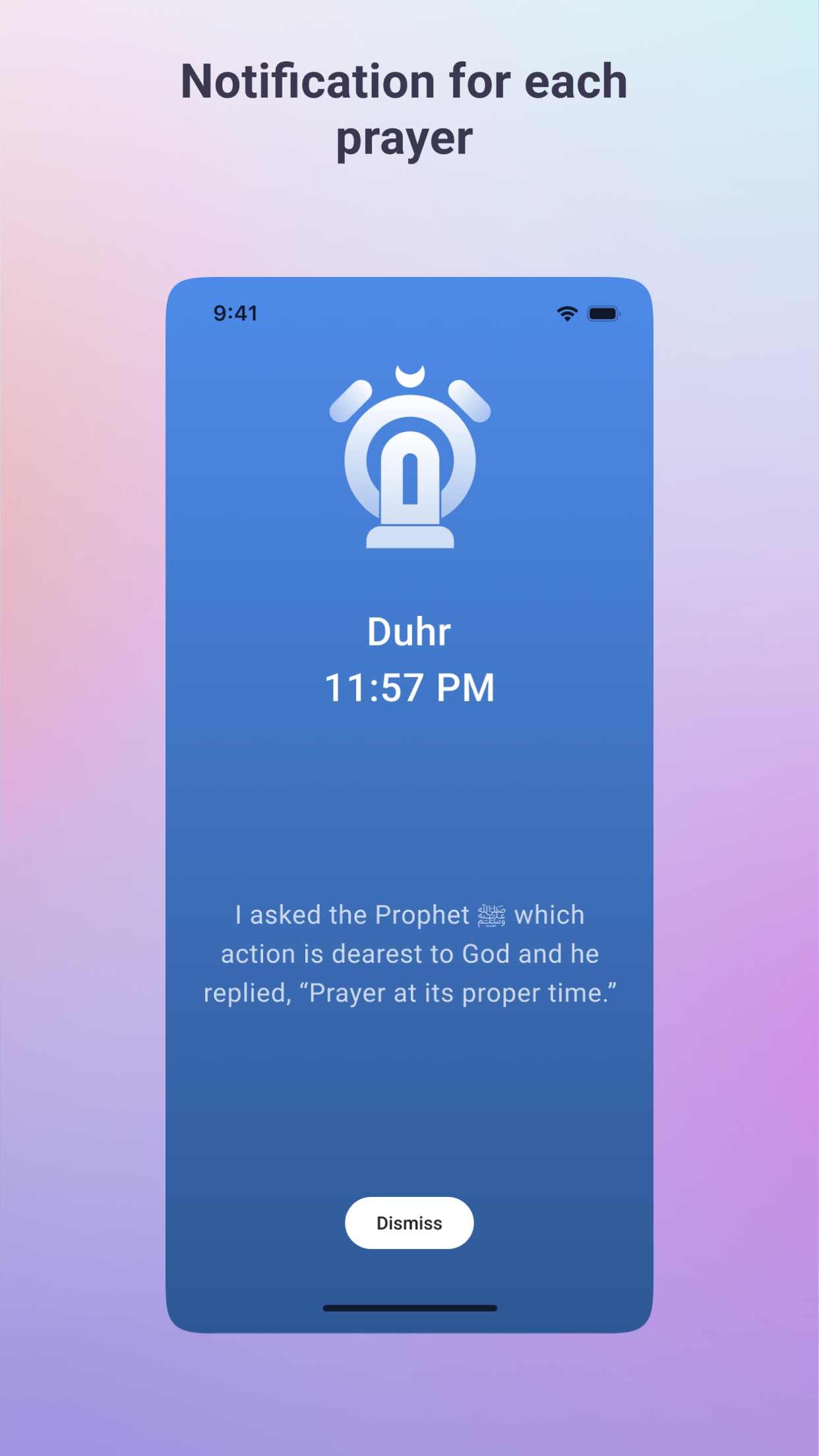 Fajr App iOS - Ihr Begleiter, um leicht für das Fajr -Gebet aufzuwachen Medien 5