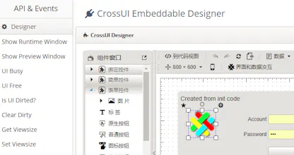 CrossUI Web APP Builder gallery image
