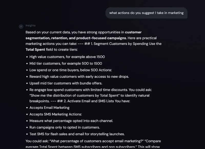 Insights screenshot 1