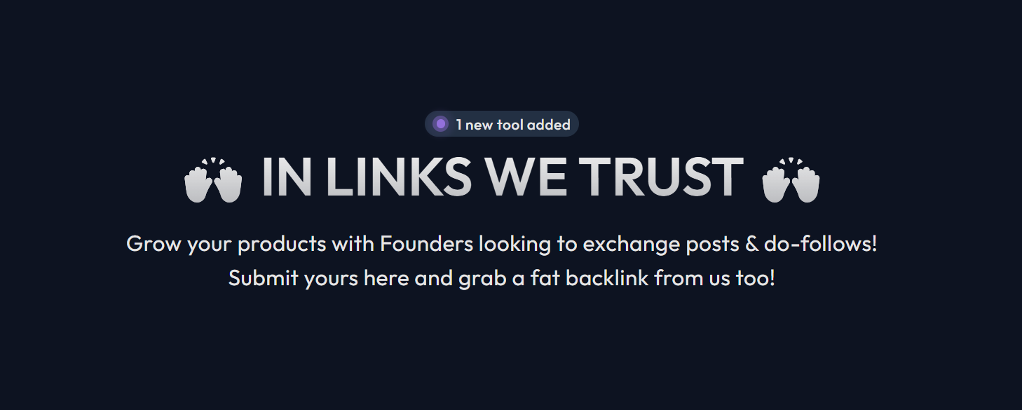 In Links We Trust gallery image