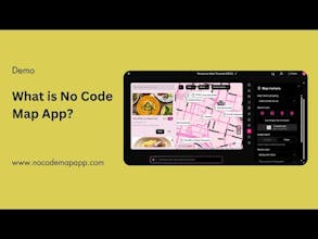 No Code Map App gallery image