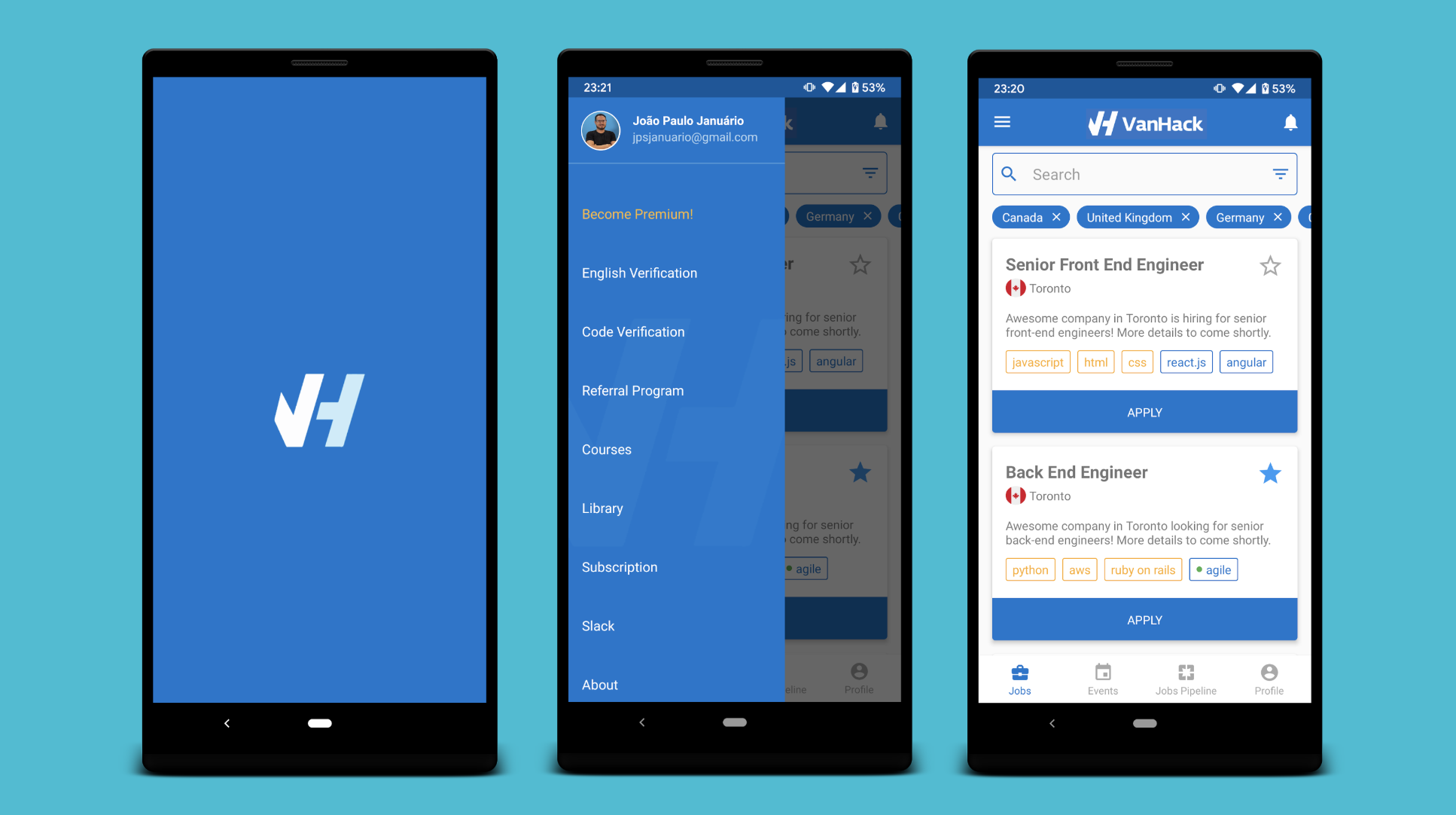 VanHackathon - VanHack Mobile App gallery image