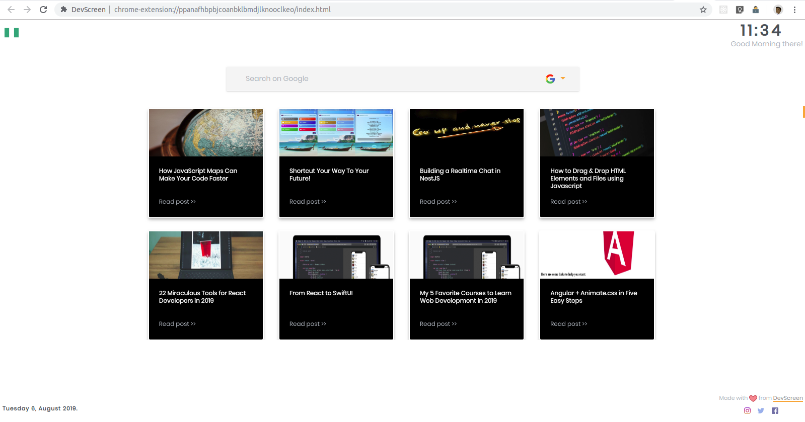 Devscreen gallery image