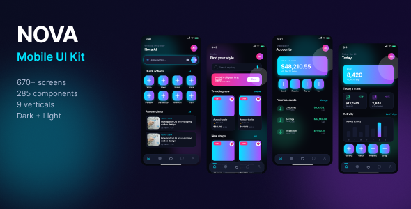 Nova Mobile Ui Design gallery image
