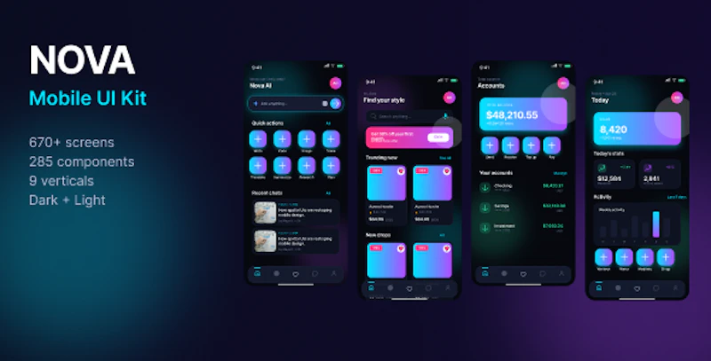 Nova Mobile Ui Design screenshot 2