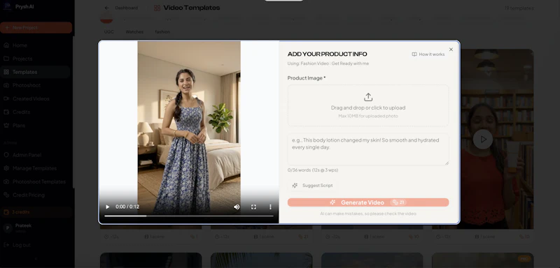 Prysh AI screenshot 3