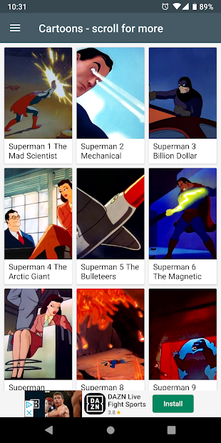 Classic Cartoons Android App gallery image
