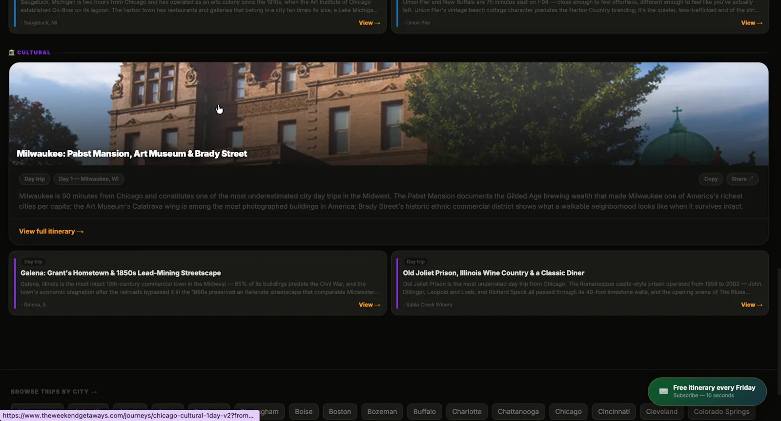 The Weekend Getaways screenshot 3