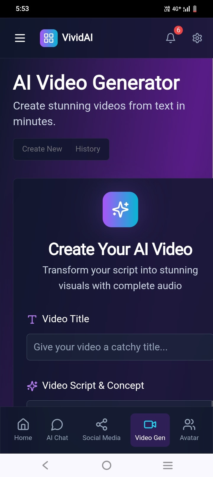 Mídia 8 de Ai vívida - Sua suíte de AI para criação de conteúdo do Web3.