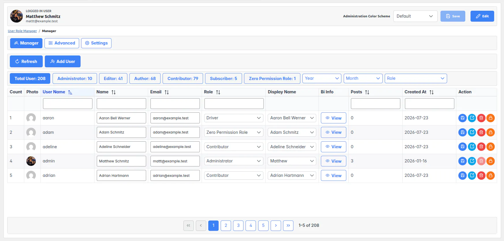 WP EQ Web Role Manager gallery image