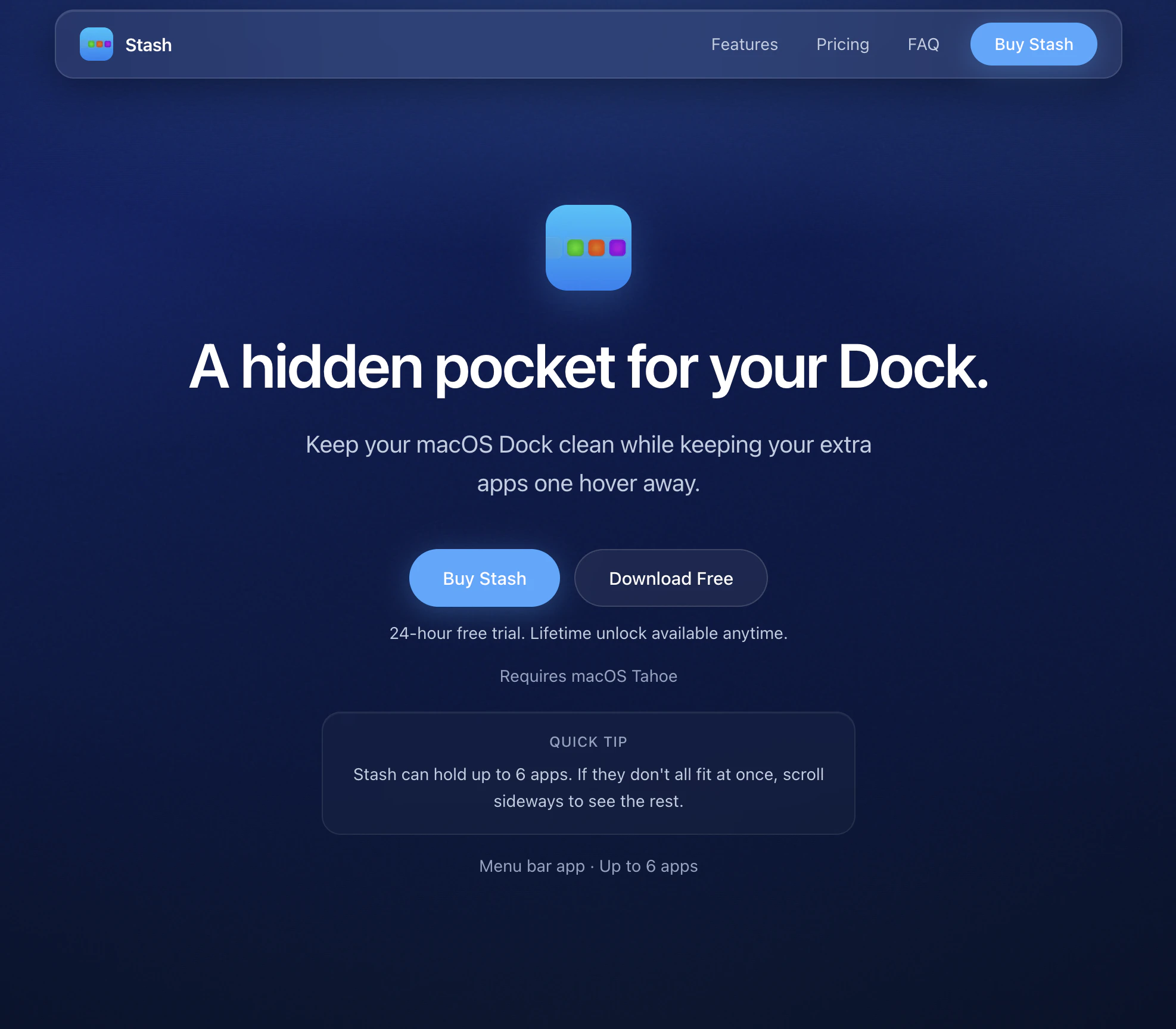 Stash screenshot 1
