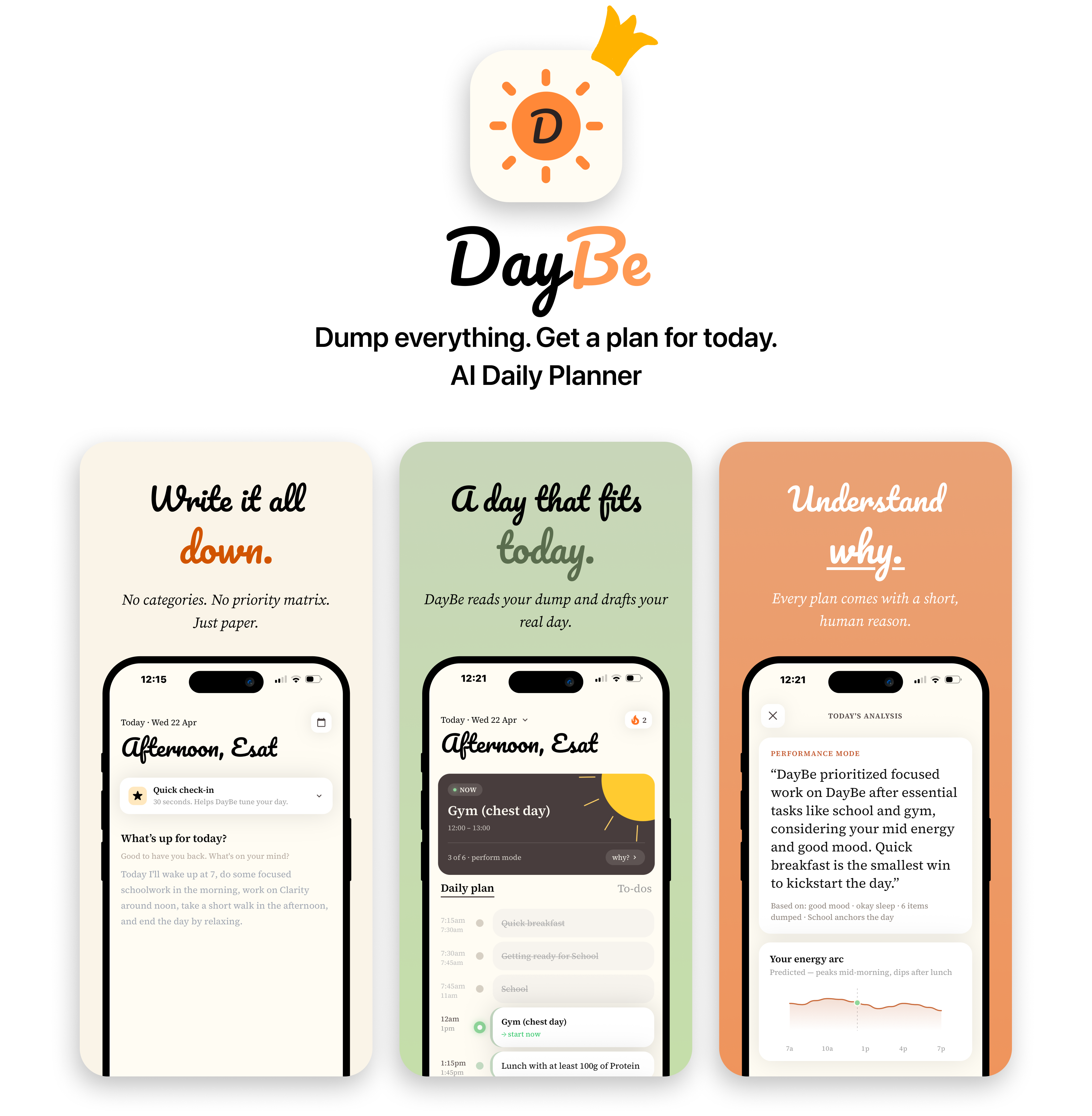 DayBe — AI Daily Planner gallery image