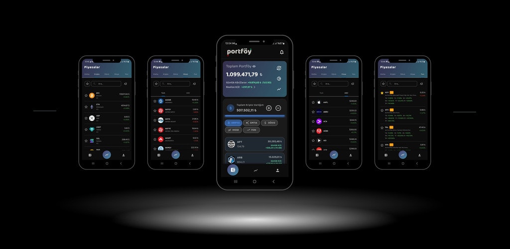 Portfoy - Main screenshot showing features and interface