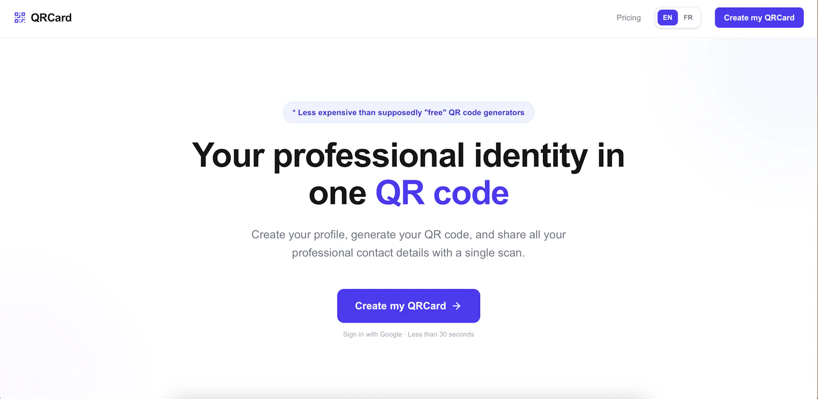 QRCard - Your digital business card screenshot 2