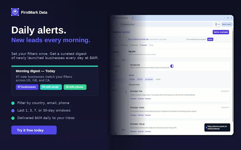 FirstMarkData screenshot 5