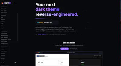 Nightfall CSS gallery image
