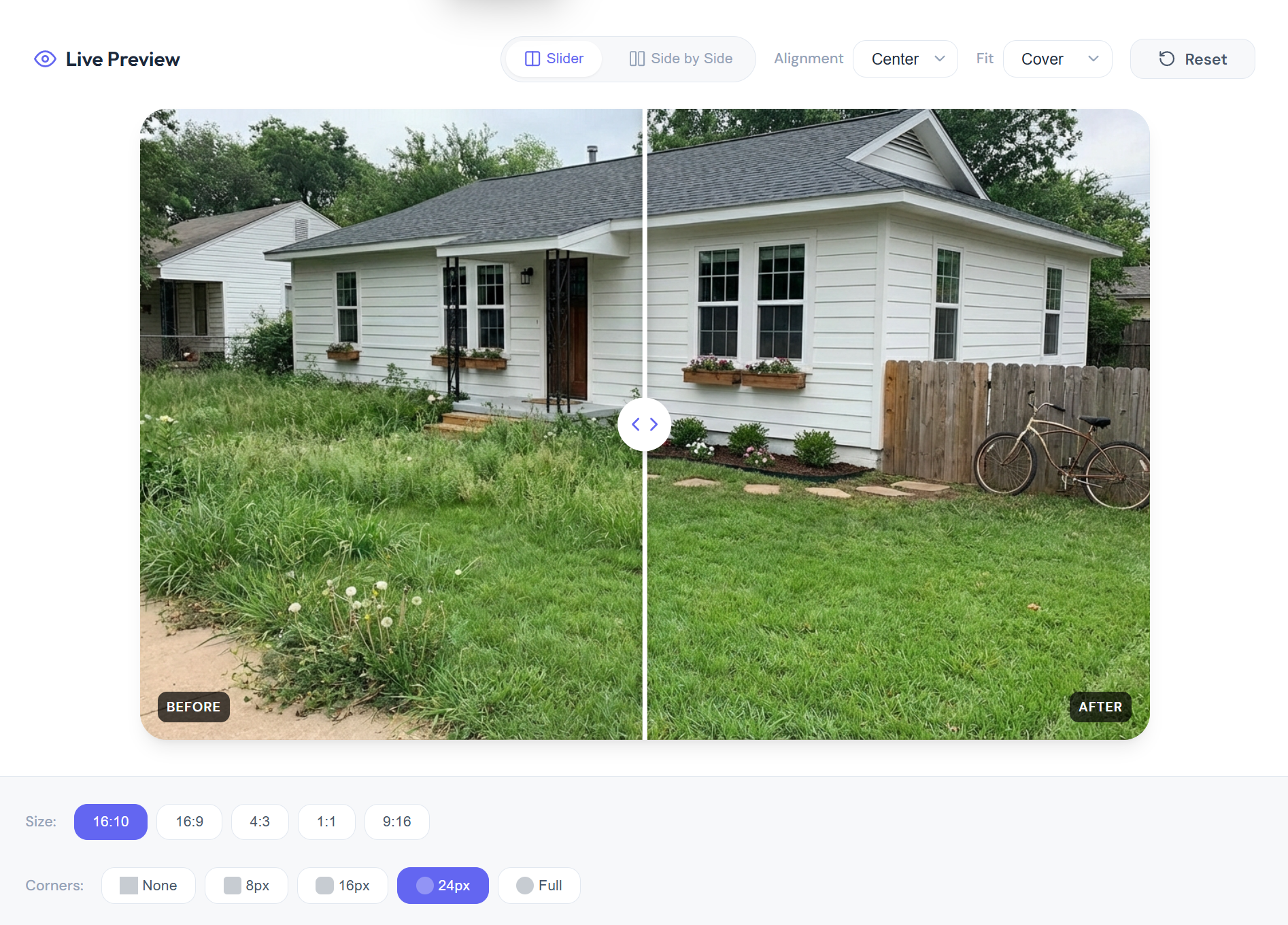 Instant Before And After - Screenshot 2 showing product features and functionality