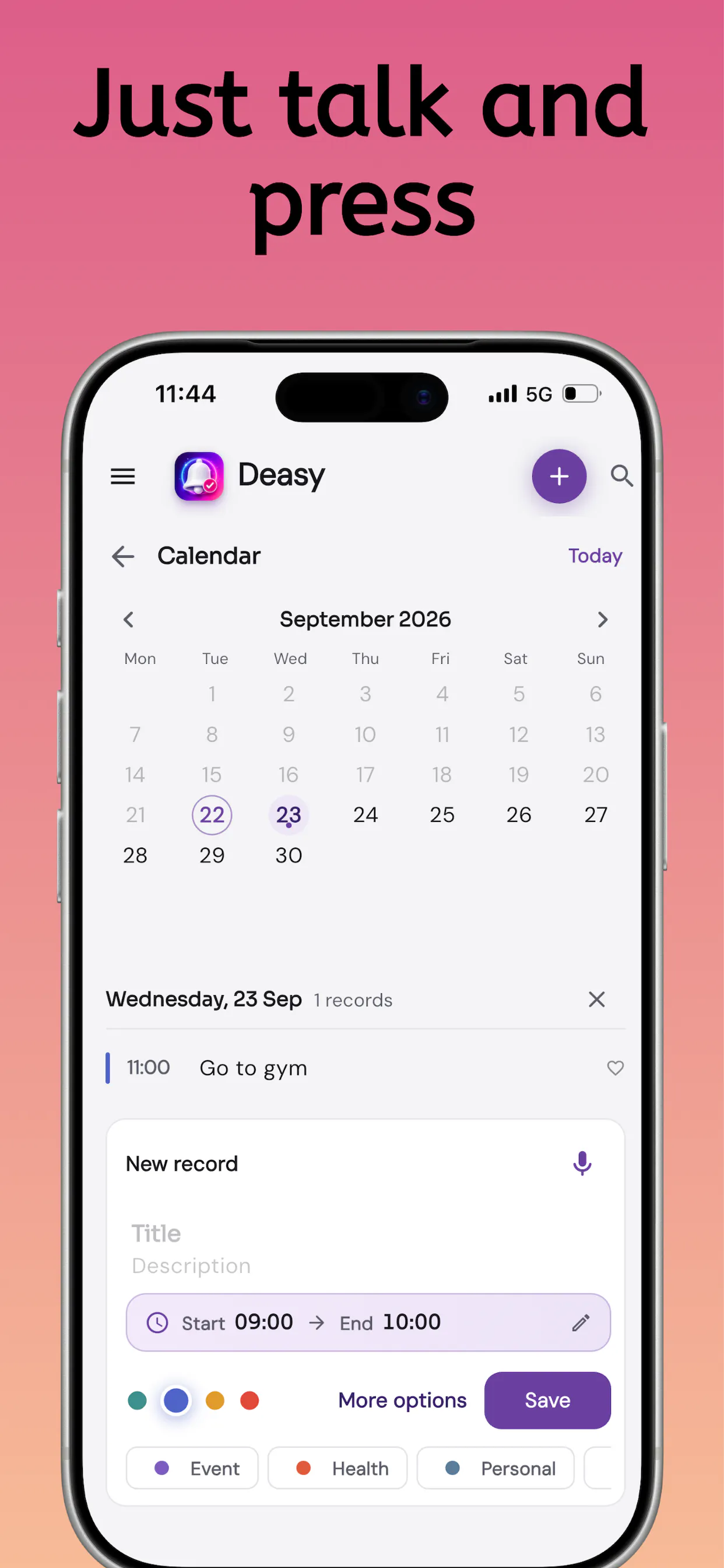 Deasy: AI Voice Task Manager gallery image