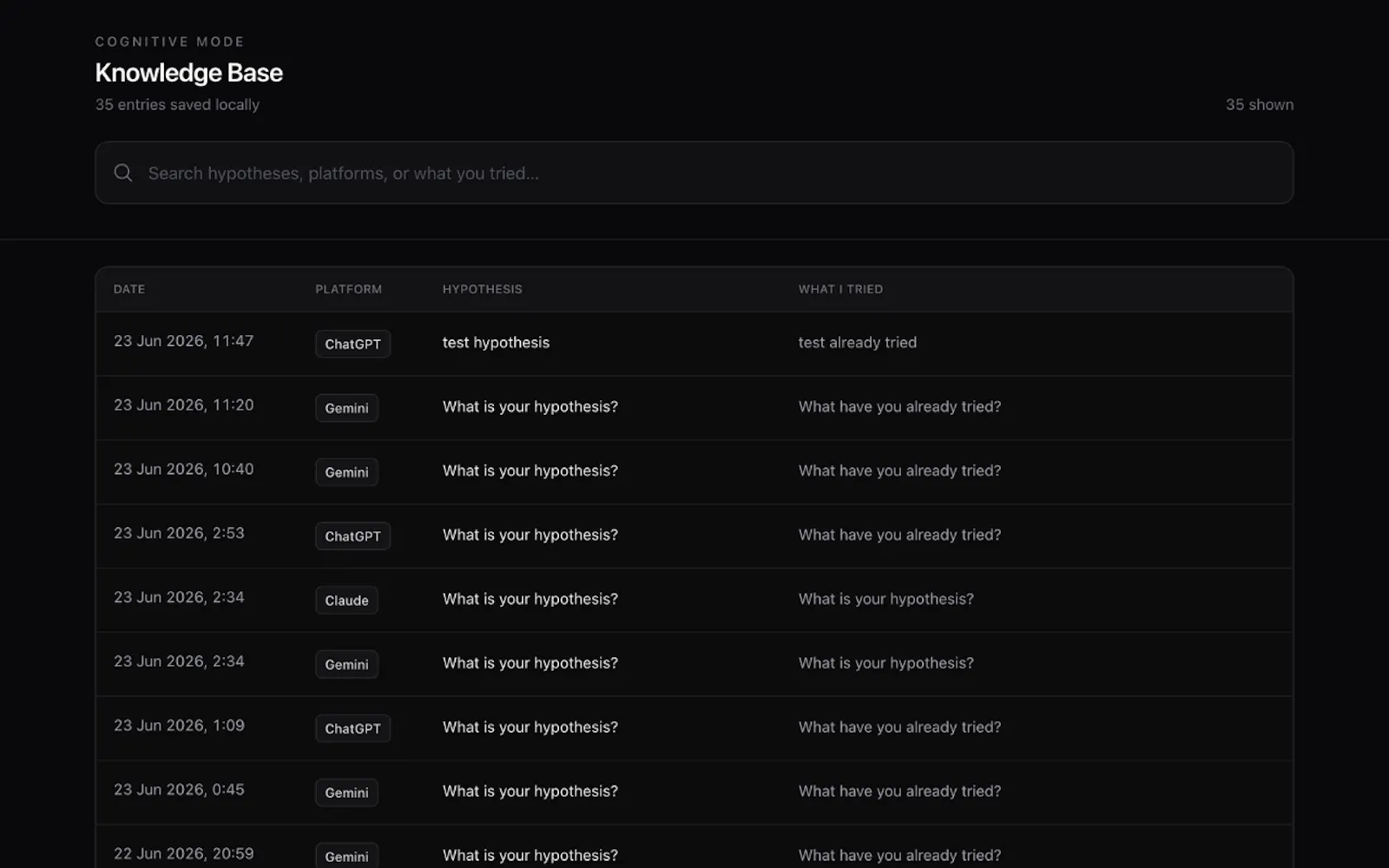 Cognitive Mode screenshot 3