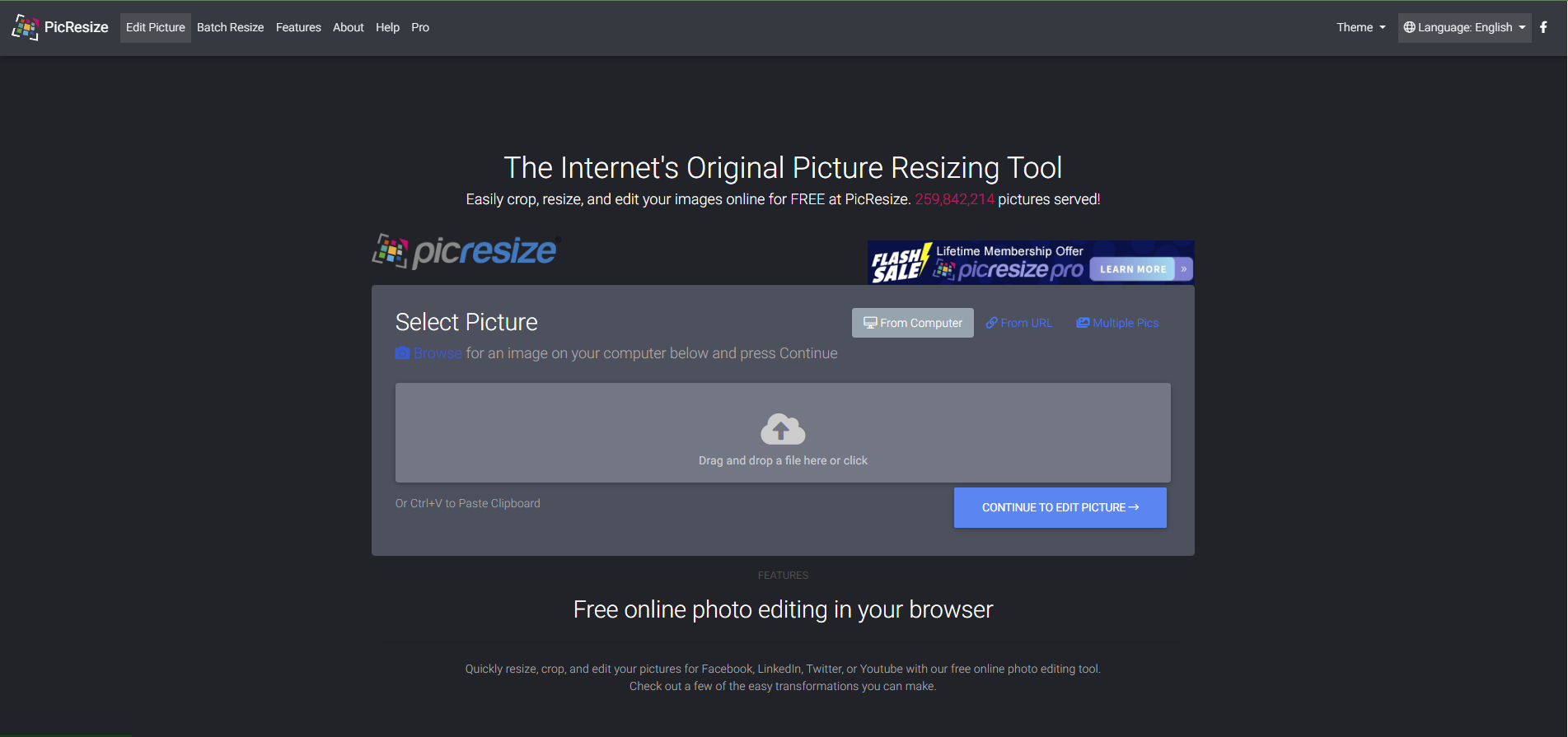 PicResize gallery image