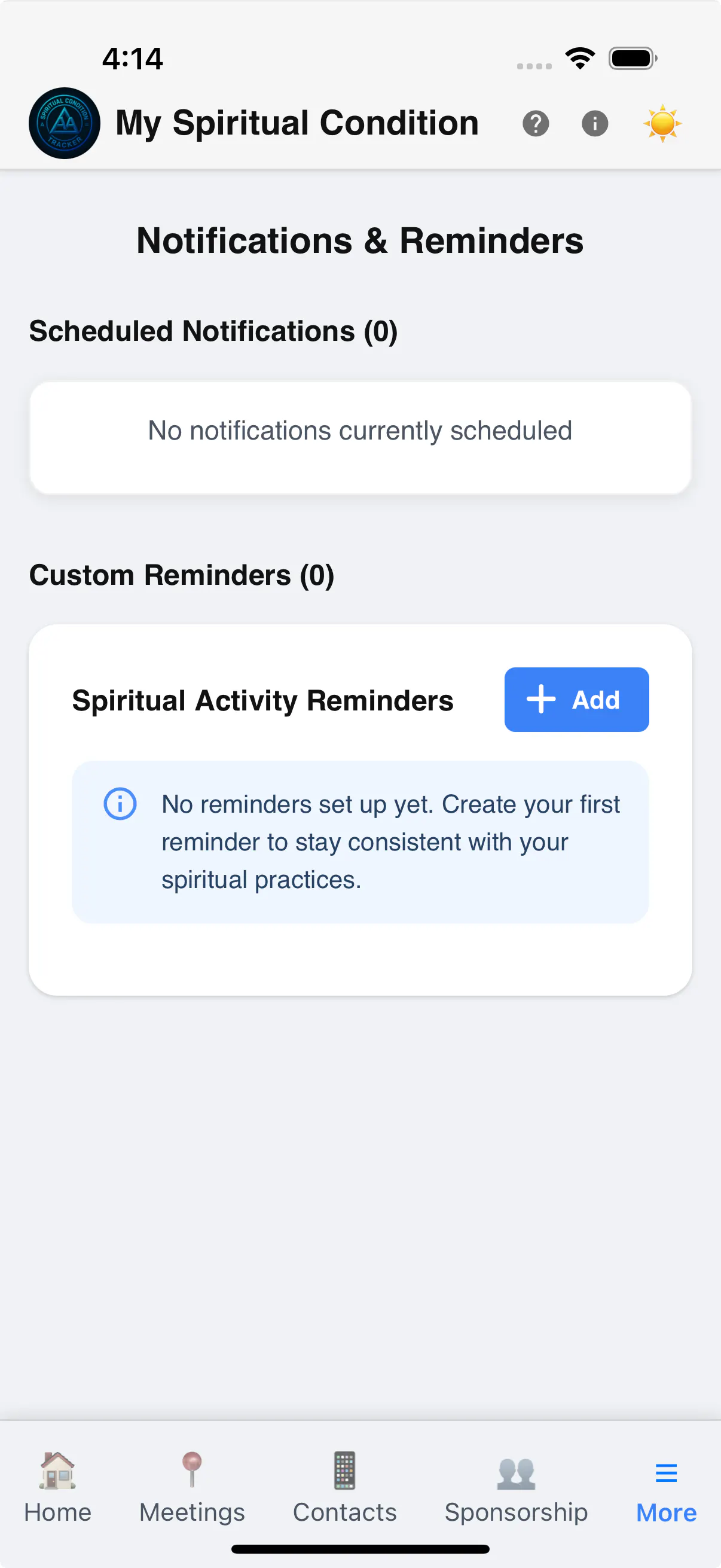 Spiritual Condition Tracker gallery image