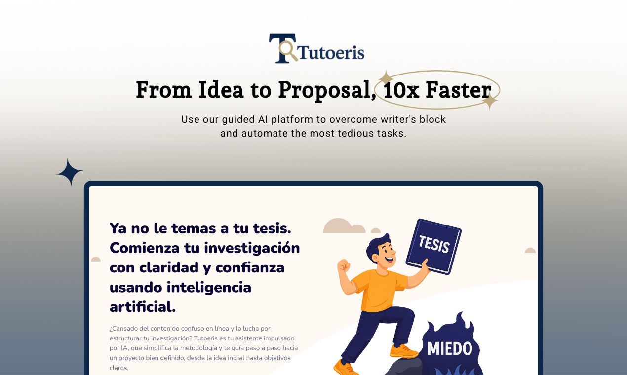 Mídia 1 de Tutor - Orientação inteligente para sua pesquisa