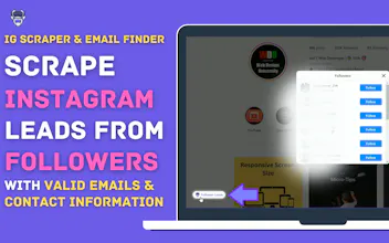 IG Scraper & Email Finder gallery image