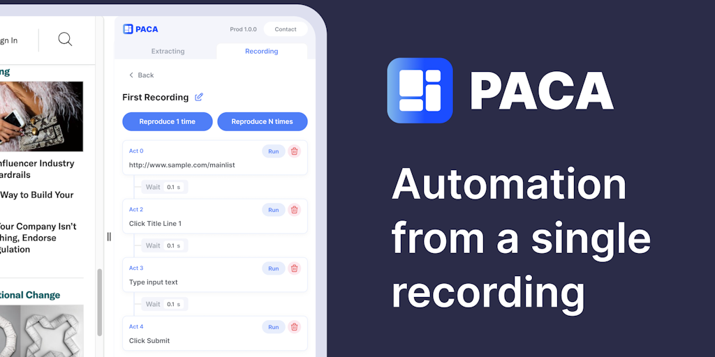 PACA Web Automation
