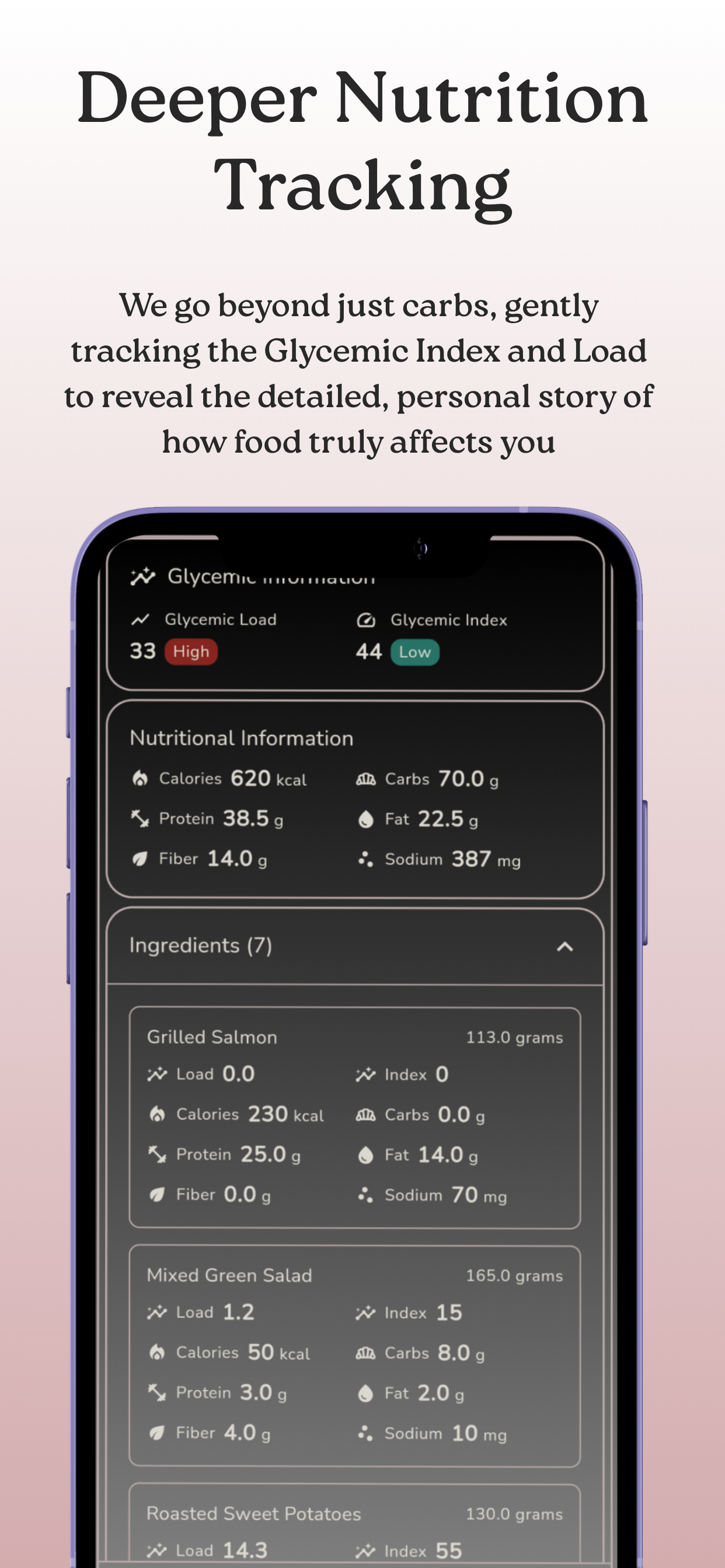 Manna Food & Glucose Tracker - Screenshot 3 preview