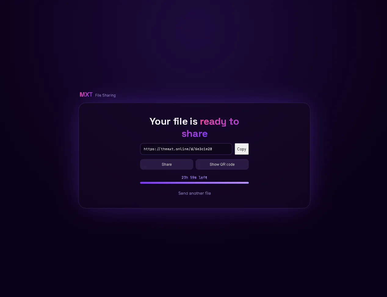 MXT — files that disappear on time gallery image