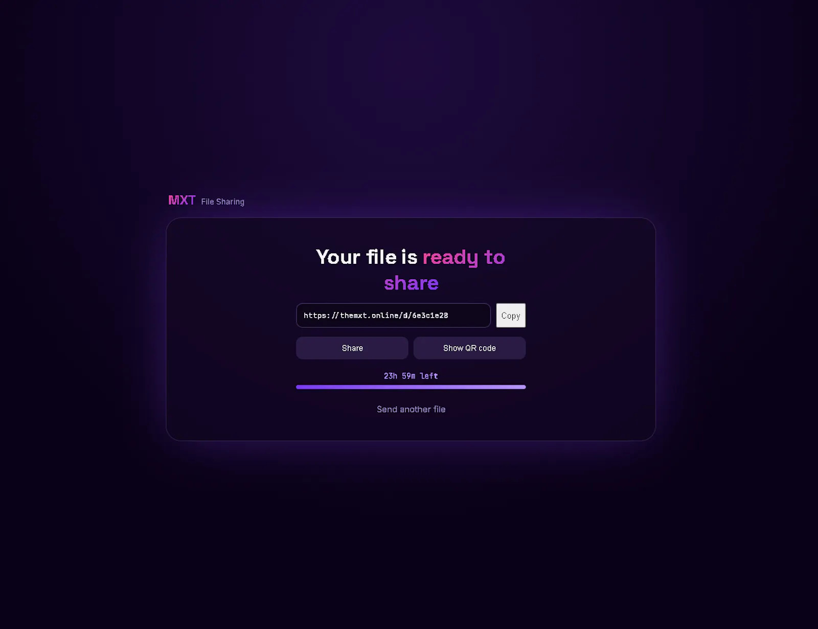 MXT — files that disappear on time screenshot 2