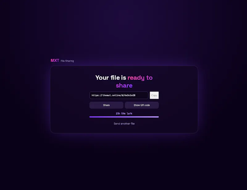 MXT — files that disappear on time screenshot 2