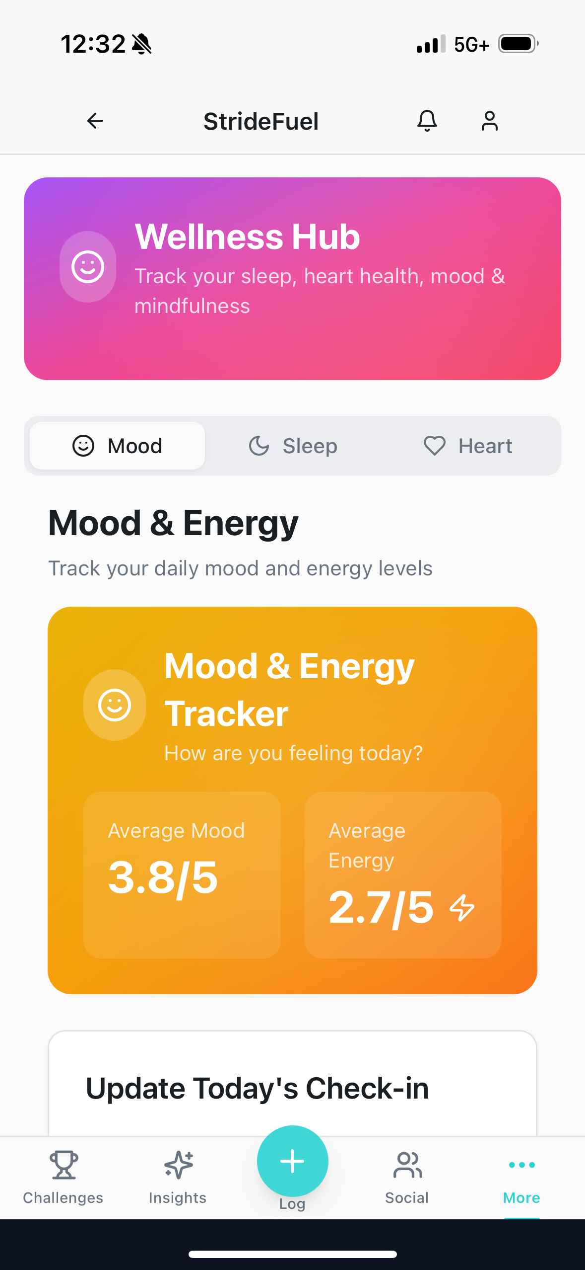 StrideFuel screenshot 1