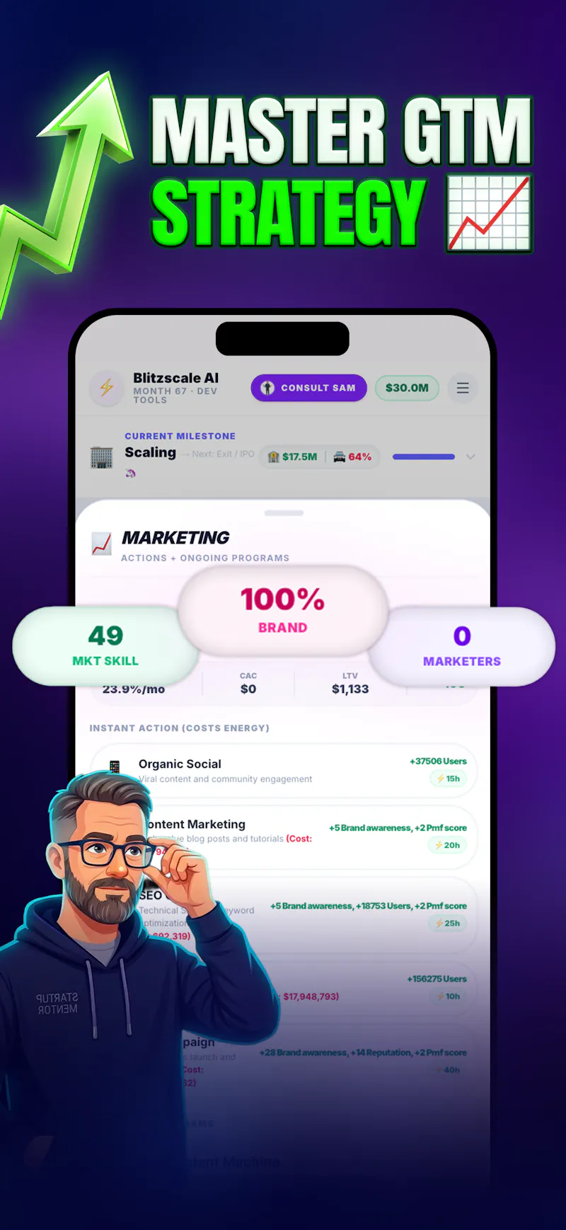 Founder Sim : Startup Game screenshot 4