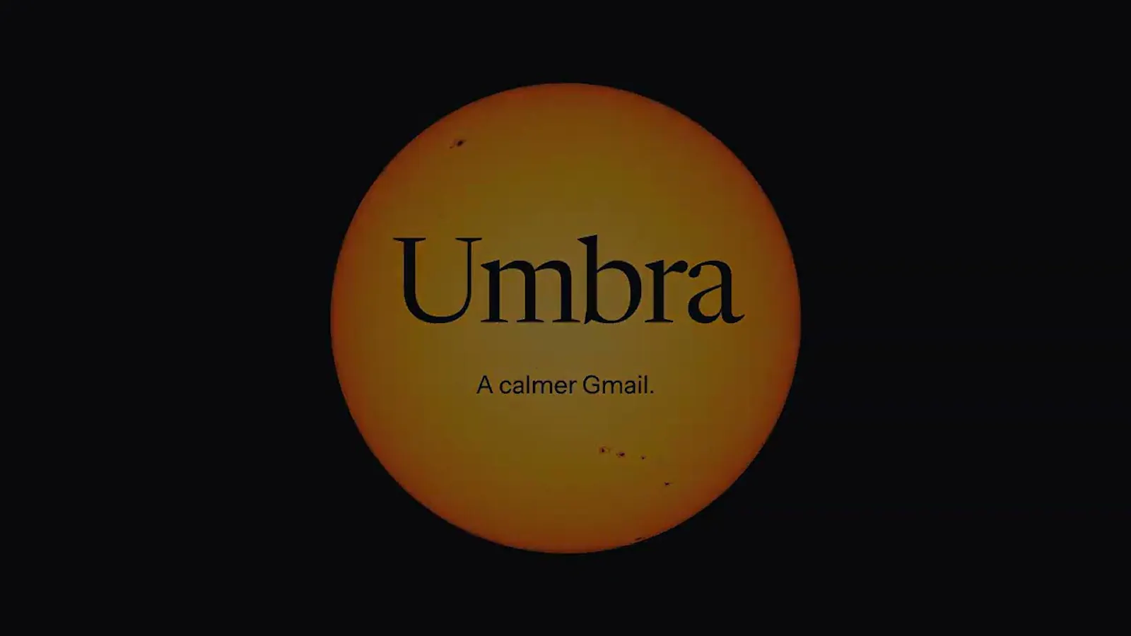 Umbra Mail screenshot 1 (video preview)
