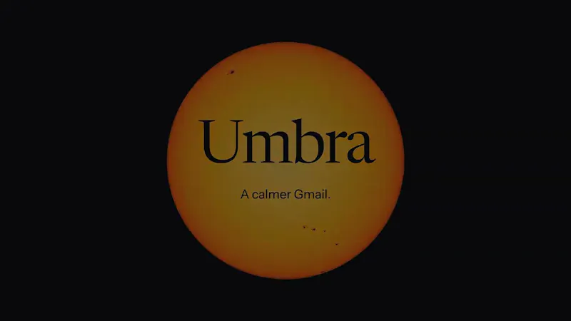 Umbra Mail screenshot 1 (video preview)