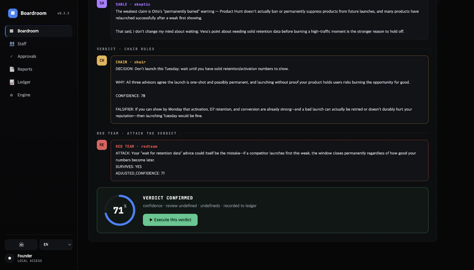 Boardroom screenshot 1