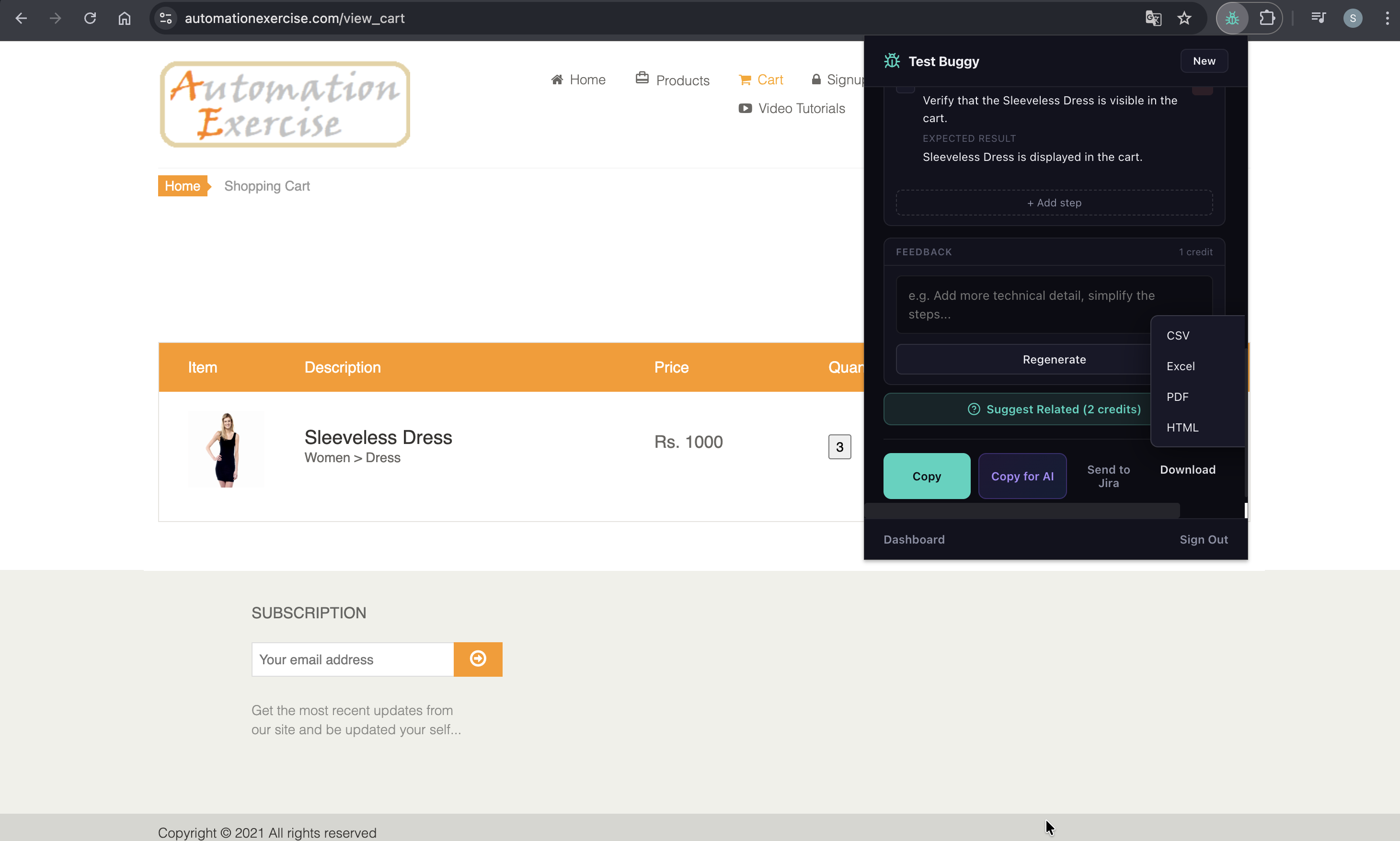 Test Buggy gallery image