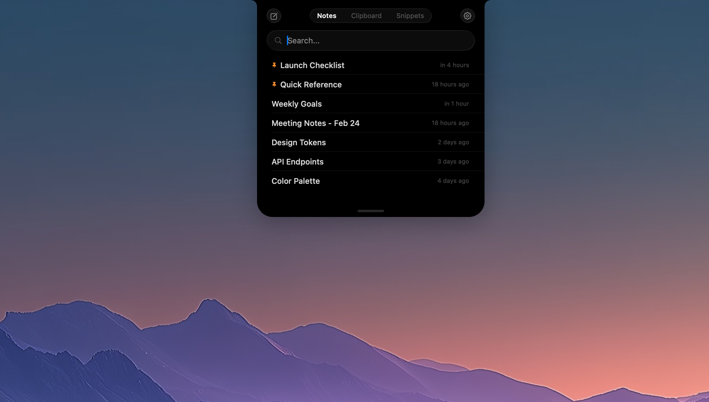 NotchPad - Main product screenshot demonstrating key features and user interface