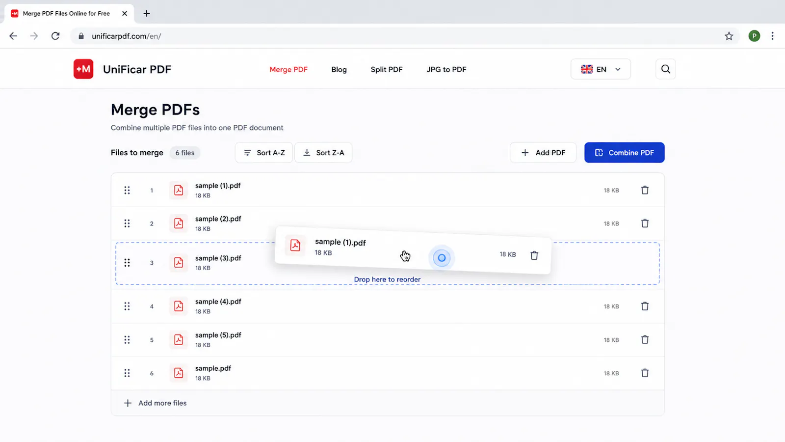 UniFicarPDF screenshot 4